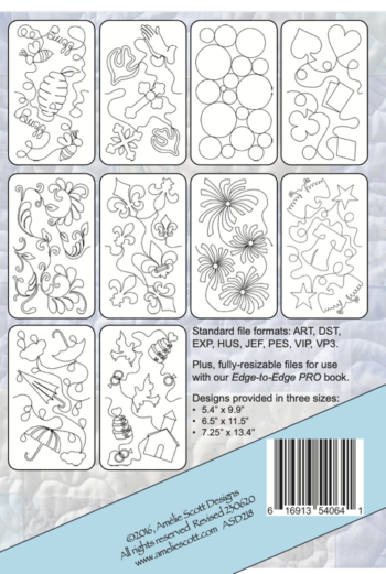 Edge-to-Edge Quilting Expansion Pack 06 – Download – Amelie Scott Designs