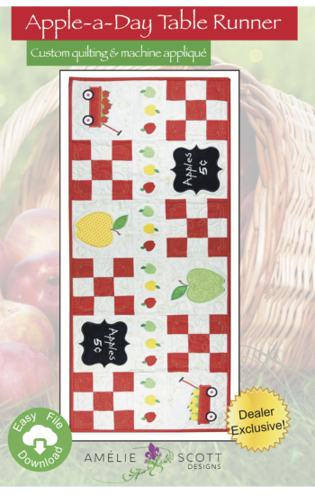 Apple-a-Day Table Runner - Download