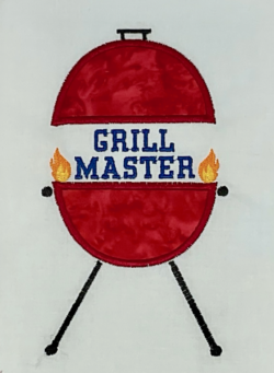 Grill Master Applique