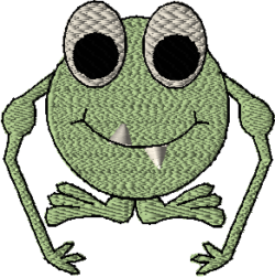 Monster embroidery