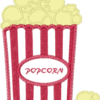 Movie Night Table Runner - Popcorn