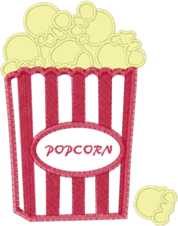 Movie Night Table Runner - Popcorn