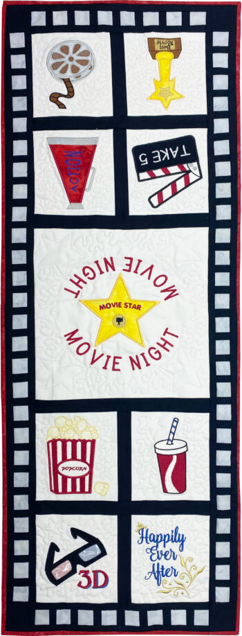 YLTR2-05 - Movie Night Table Runner - Download - Image 3