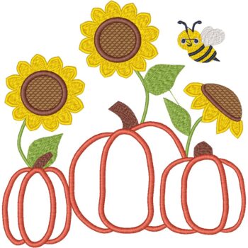 YLTR2-11 - Sunny Pumpkins Table Runner - Image 5