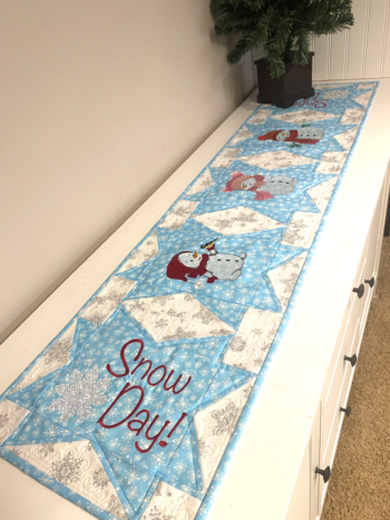 YLTR2-01 - Snow Day Table Runner - Image 3