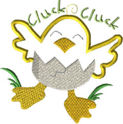 Farm Hatching Chicken Embroidery