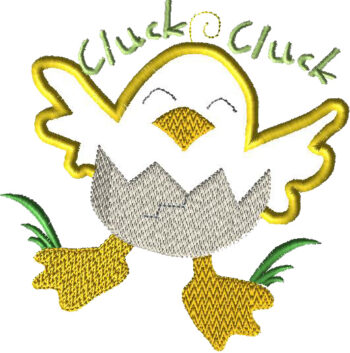 Farm Hatching Chicken Embroidery