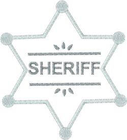 Giddyup! Sheriff Badge