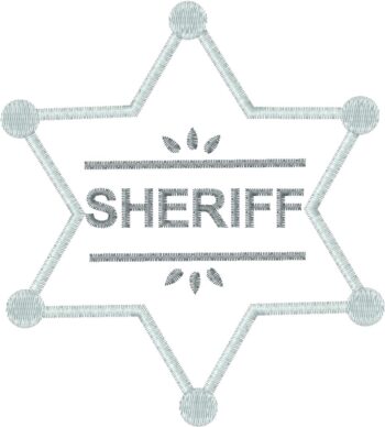 Giddyup! Sheriff Badge