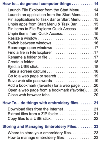 Computer Handbook for Embroiderers & Quilters - Printed - Image 5