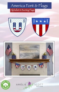 America Font and Flags - Download