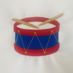 Drum embroidery