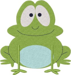 Frog Embroidery